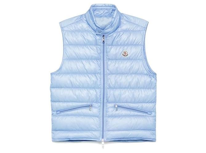 Moncler Gui Down Vest Blue - view 4