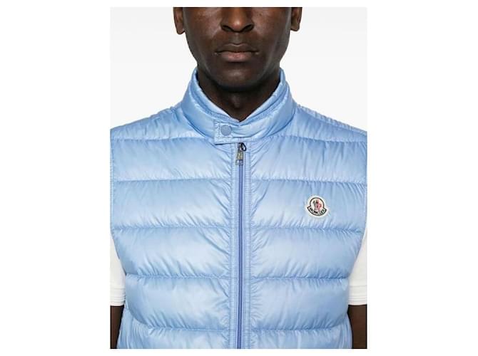 Moncler Gui Down Vest Blue - view 6