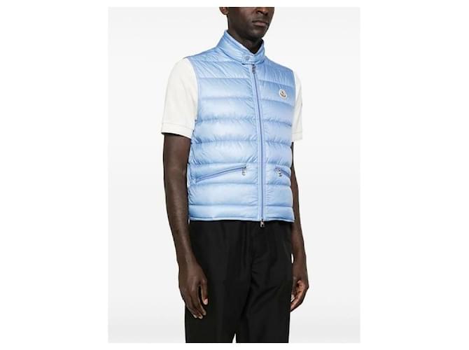 Moncler Gui Down Vest Blue - view 7
