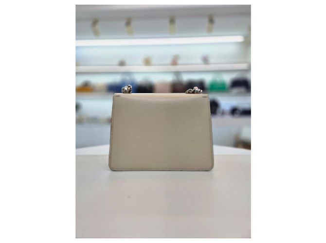 Gucci Mini borsa a spalla in pelle avorio Dionysus con cristalli Bianco - vista 5