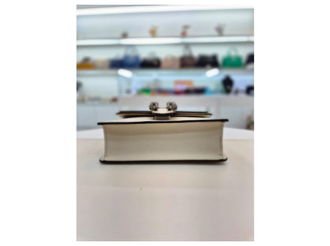 Gucci Mini borsa a spalla in pelle avorio Dionysus con cristalli Bianco - vista 6