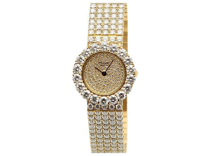 Chopard Damen Rund Vintage Diamant Gold Uhr Archive Klassisch Golden - Ansicht 10