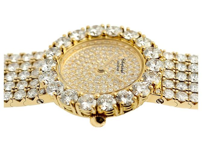 Chopard Damen Rund Vintage Diamant Gold Uhr Archive Klassisch Golden - Ansicht 14