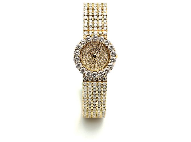 Chopard Damen Rund Vintage Diamant Gold Uhr Archive Klassisch Golden - Ansicht 17