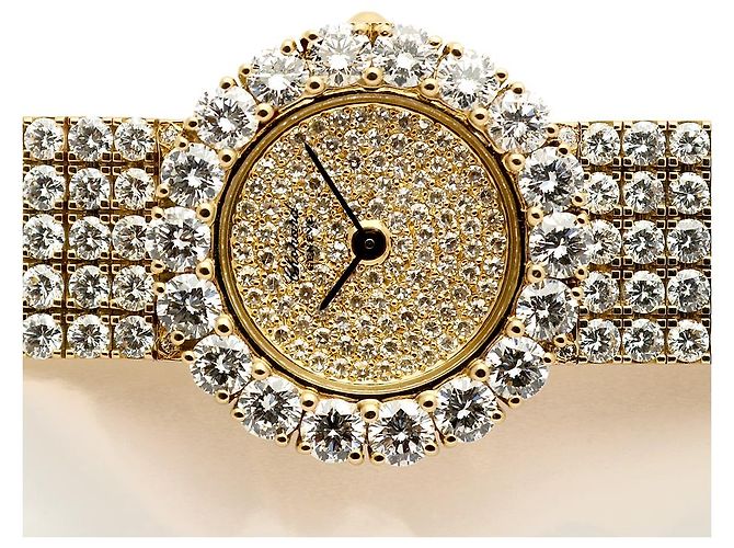 Chopard Damen Rund Vintage Diamant Gold Uhr Archive Klassisch Golden - Ansicht 2