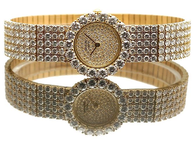 Chopard Damen Rund Vintage Diamant Gold Uhr Archive Klassisch Golden - Ansicht 23