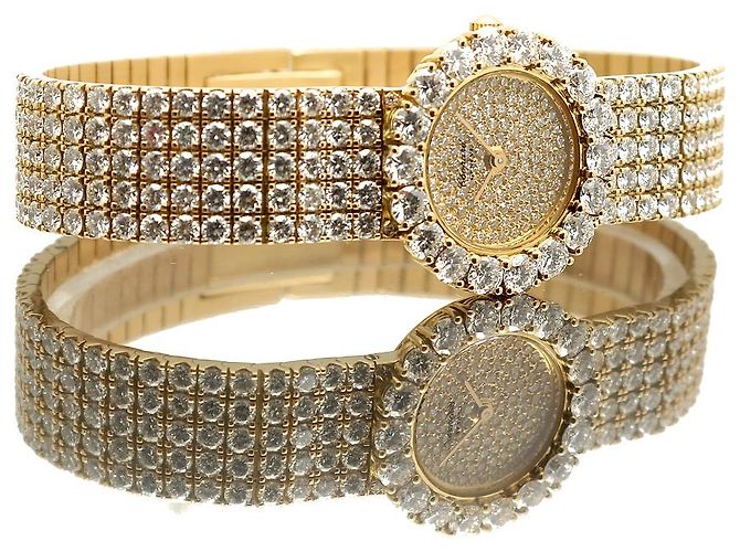 Chopard Damen Rund Vintage Diamant Gold Uhr Archive Klassisch Golden - Ansicht 24