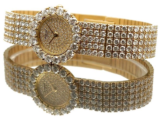 Chopard Damen Rund Vintage Diamant Gold Uhr Archive Klassisch Golden - Ansicht 25