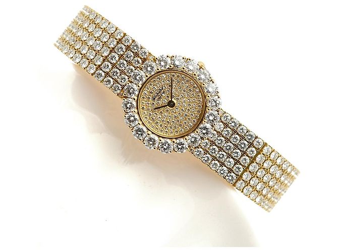 Chopard Damen Rund Vintage Diamant Gold Uhr Archive Klassisch Golden - Ansicht 27