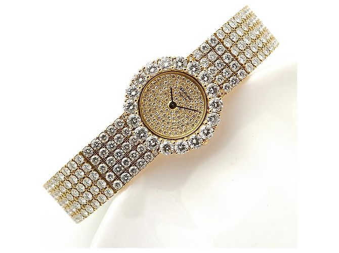 Chopard Damen Rund Vintage Diamant Gold Uhr Archive Klassisch Golden - Ansicht 28