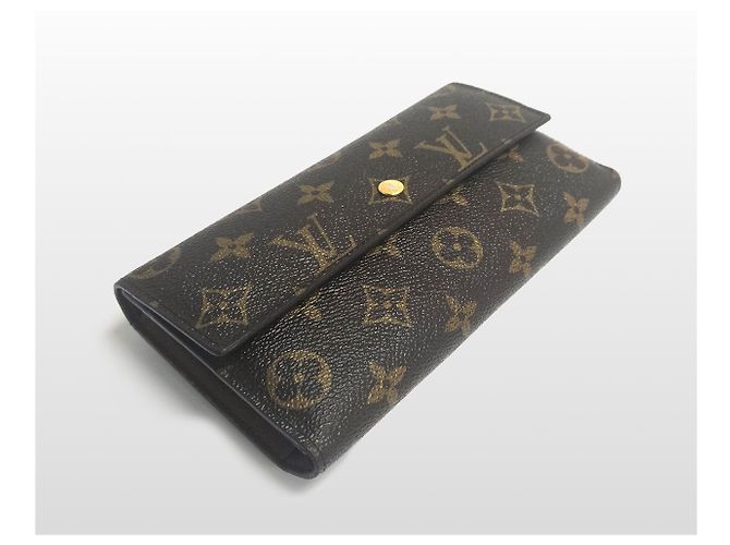Louis Vuitton Braune Monogramm-Canvas-Langbörse - Ansicht 10