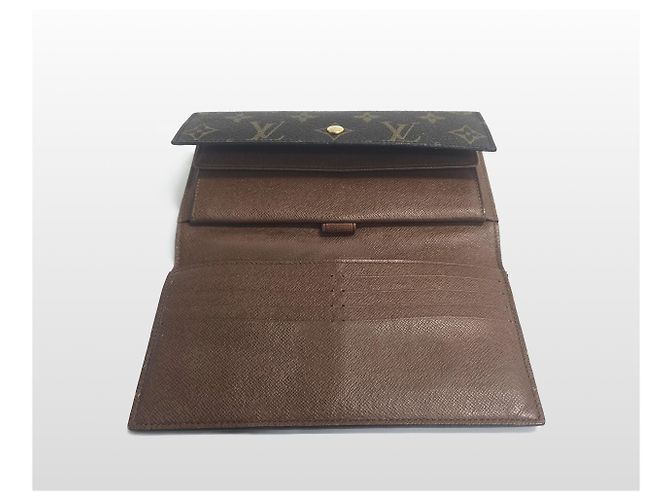 Louis Vuitton Braune Monogramm-Canvas-Langbörse - Ansicht 13