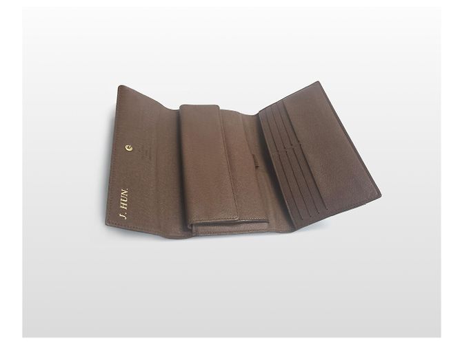 Louis Vuitton Braune Monogramm-Canvas-Langbörse - Ansicht 14