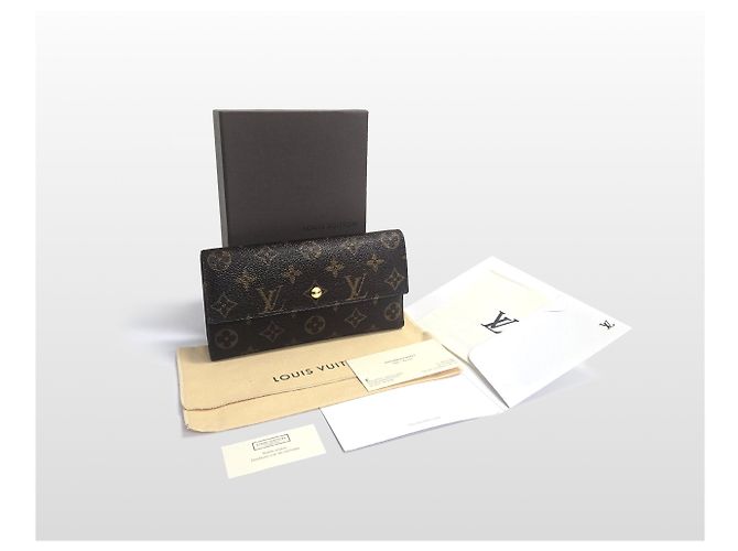 Louis Vuitton Braune Monogramm-Canvas-Langbörse - Ansicht 16