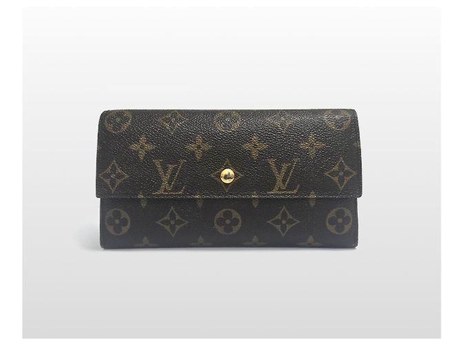 Louis Vuitton Braune Monogramm-Canvas-Langbörse - Ansicht 2