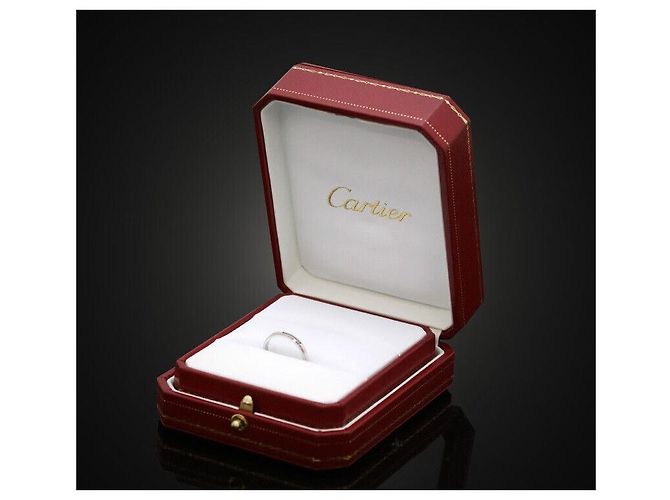 Cartier Damur Hochzeitsring Platin Größe - Ansicht 6