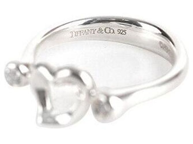 Tiffany & Co Dimensione Diamante Argento Cuore Aperto - vista 5