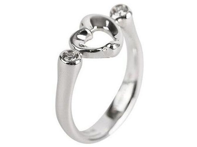 Tiffany & Co Dimensione Diamante Argento Cuore Aperto - vista 6