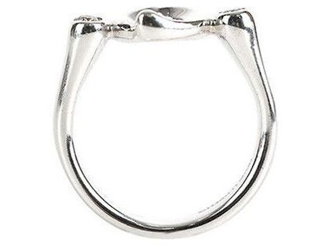 Tiffany & Co Dimensione Diamante Argento Cuore Aperto - vista 8