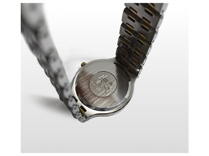 Omega Relógio de Quartzo De Ville Date Combo Dourado - vista 6