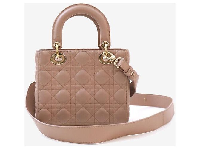 Lady Dior Piccolo Cannage Rose des Vents Multicolore - vista 3