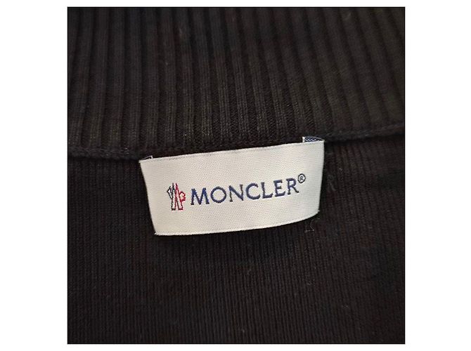 Moncler Gestrickte Padded Jacke Cardigan Schwarz - Ansicht 6