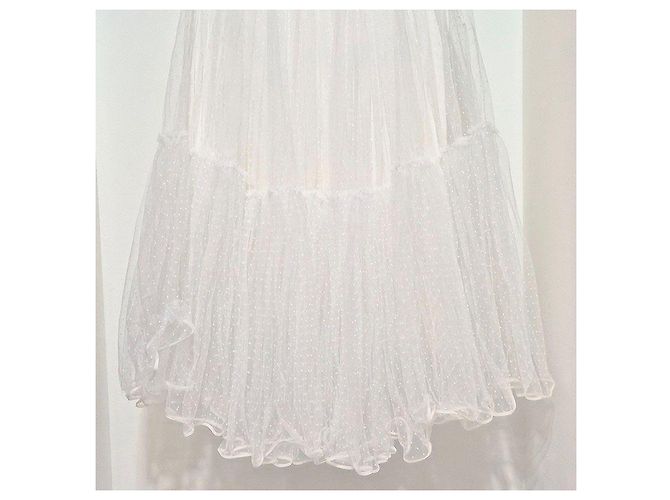 Dior Falda midi de tul con lunares Christian Plata - vista 5