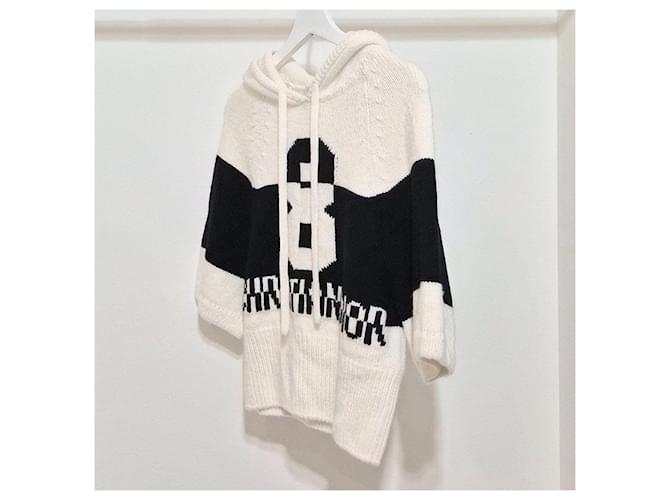 Dior Christian Cashmere Kapuzenpullover mit Ärmeln Mehrfarben - Ansicht 2