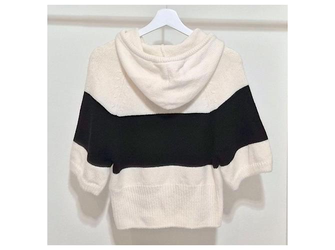 Dior Christian Cashmere Kapuzenpullover mit Ärmeln Mehrfarben - Ansicht 3
