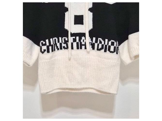Dior Christian Cashmere Kapuzenpullover mit Ärmeln Mehrfarben - Ansicht 5