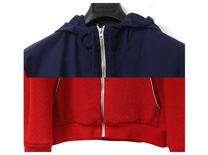 Gucci Woll-Anorak-Trainingsanzug Rot - Ansicht 3