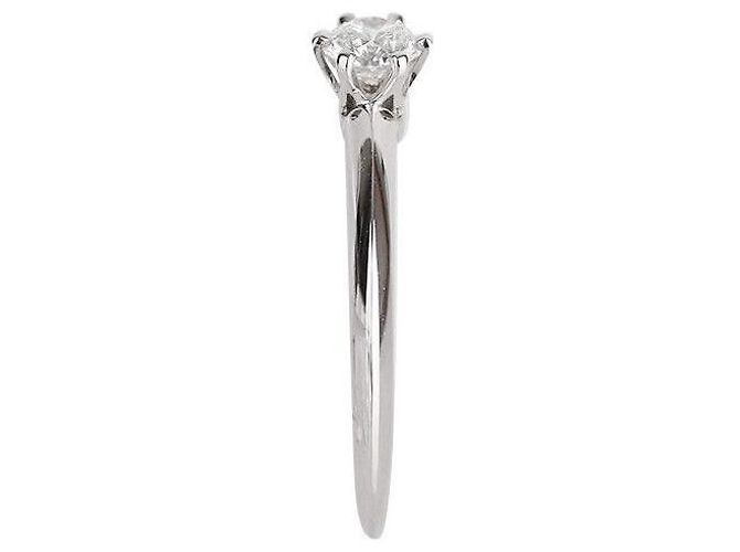 Tiffany & Co Setting Wedding Ring Platinum Diamond Size - view 3