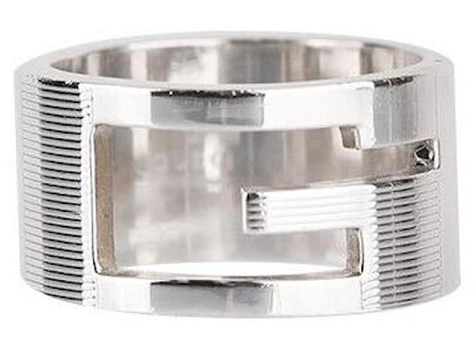 Gucci Silberring mit Logo Größe - Ansicht 4