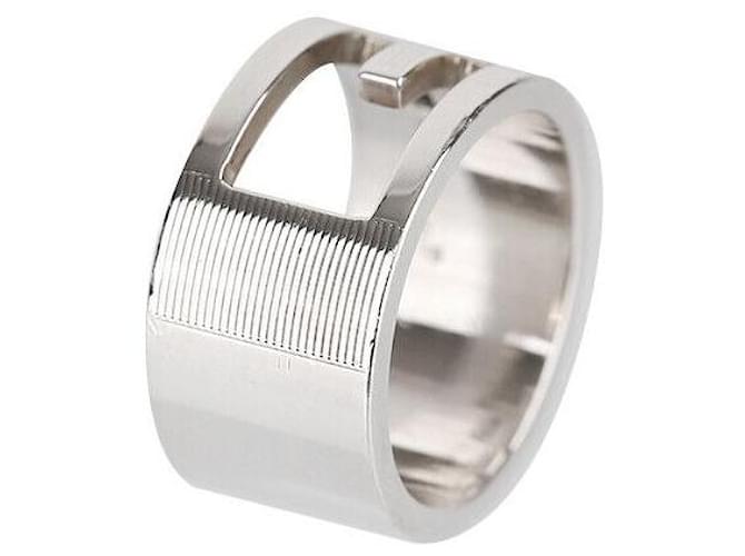 Gucci Silberring mit Logo Größe - Ansicht 6