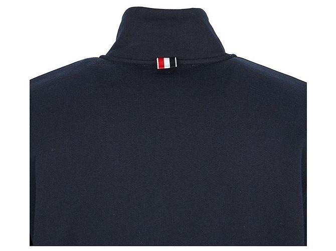 Thom Browne Felpa da uomo con zip a metà - vista 5
