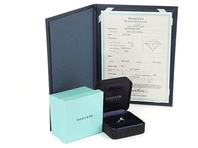 Tiffany & Co Setting Wedding Ring Platinum Diamond Size Multiple colors - view 6