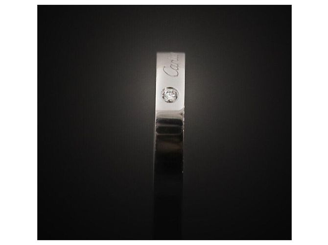 Cartier Platinring mit Diamant Größe Schwarz - Ansicht 3