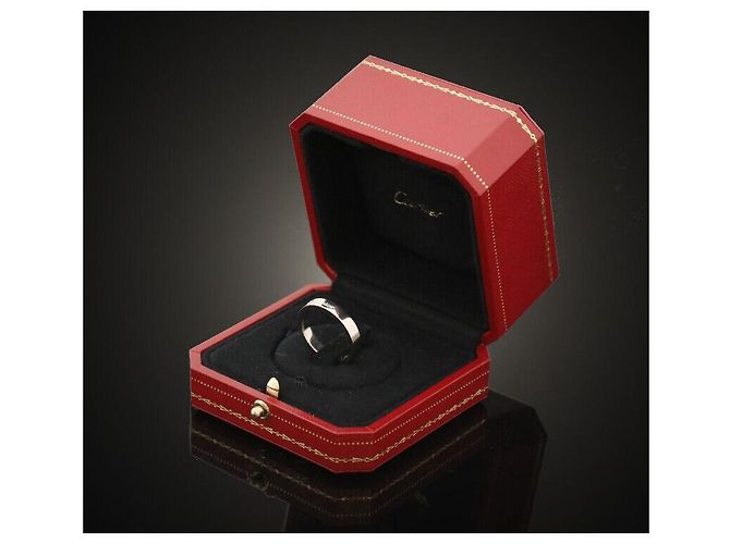 Cartier Platinring mit Diamant Größe Schwarz - Ansicht 6