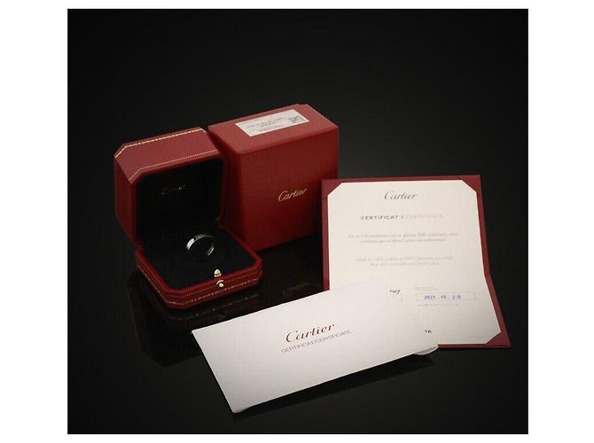 Cartier Platinring mit Diamant Größe Schwarz - Ansicht 7