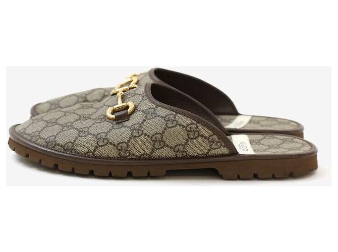 Gucci Mule Slipper Horsebit GG Multicolore - vista 3