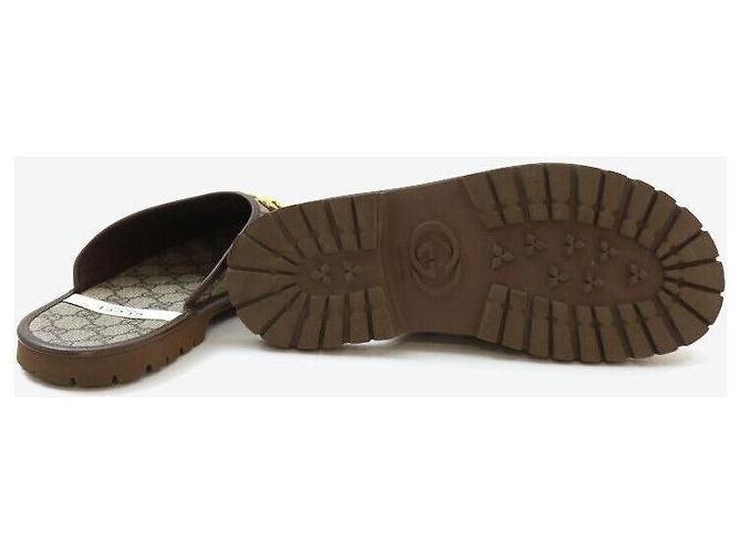 Gucci Mule Slipper Horsebit GG Multicolore - vista 5
