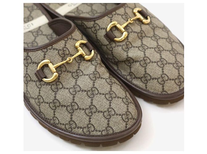 Gucci Mule Slipper Horsebit GG Multicolore - vista 6