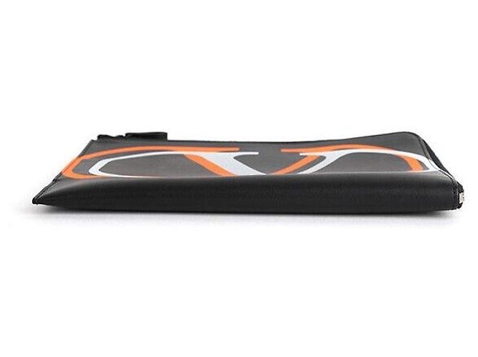 Valentino Clutch Logo Neon Multicolore - vista 4