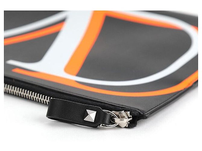 Valentino Clutch Logo Neon Multicolore - vista 6