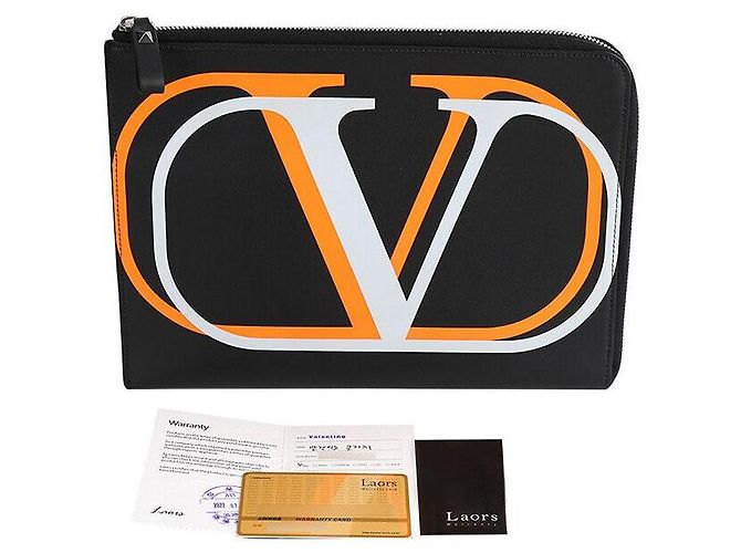 Valentino Clutch Logo Neon Multicolore - vista 8