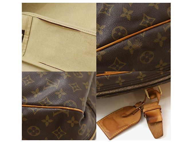 Louis Vuitton Borsa da Viaggio Boston Alize Pochette Nero - vista 7