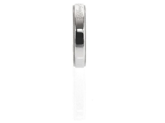 Tiffany & Co Milgrain-Platinring Größe Silber - Ansicht 3