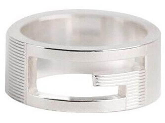 Gucci Anillo Logo en Plata - vista 4