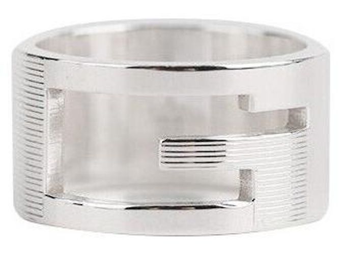 Gucci Anello in Argento con Logo Taglia - vista 4