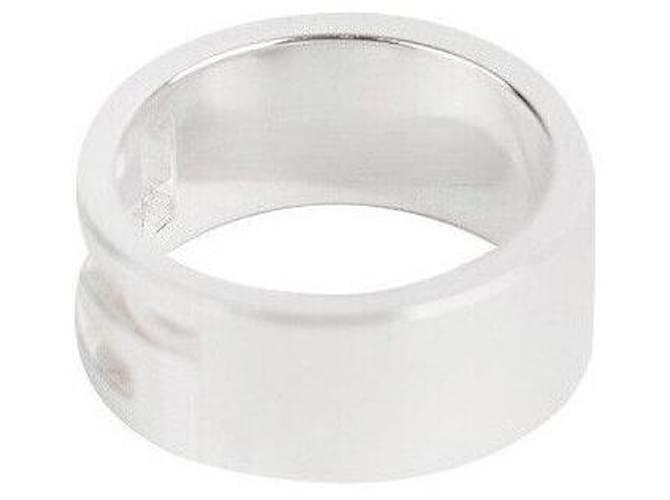 Gucci Anello Logo in Argento - vista 5
